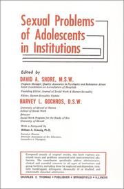 Cover of: Sexual Problems of Adolescents Institutions