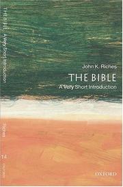 Cover of: The Bible by John Riches