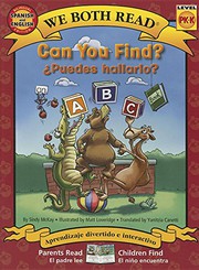 Cover of: Can You Find?-Puedes Hallarlo?
