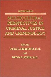 Cover of: Multicultural Perspectives in Criminal Justice and Criminology