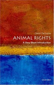 Cover of: Animal rights: a very short introduction