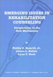 Cover of: Emerging Issues in Rehabilitation Counseling: Perspectives on the New Millennium