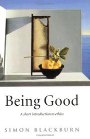 Cover of: Being Good by Simon Blackburn