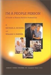 Cover of: I'm a People Person: A Guide to Human Service Professions
