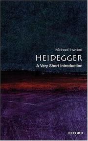 Heidegger by M. J. Inwood