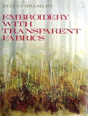 Cover of: Embroidery with transparent fabrics