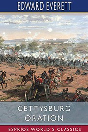Cover of: Gettysburg Oration