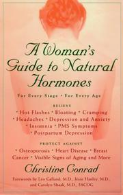 Cover of: A Woman's Guide to Natural Hormones by Christine Conrad