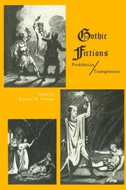 Cover of: Gothic Fictions: Prohibition Transgression (Ams Ars Poetica, 5)
