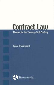 Contract law : themes for the twenty-first century