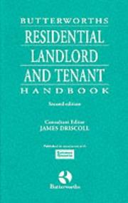 Butterworths residential landlord and tenant handbook