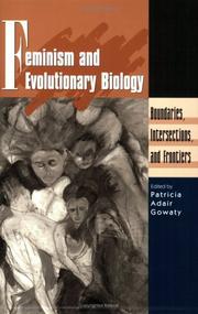 Cover of: Feminism and evolutionary biology by edited by Patricia Adair Gowaty.