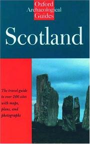 Cover of: Scotland: an Oxford archaeological guide
