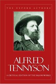 Cover of: Alfred Tennyson by Alfred Lord Tennyson