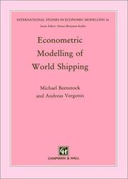 Econometric modelling of world shipping