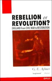 Rebellion or revolution? : England 1640-1660