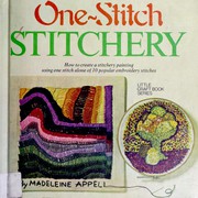 Cover of: One-Stitch Stitchery by Madeleine Appell
