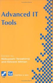 Advanced IT tools : IFIP World Conference on IT Tools 2-6 September 1996, Canberra, Australia