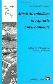 Metal metabolism in aquatic environments