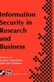 Information security in research and business : proceedings of the IFIP TC11 13th International Conference on Information Security (SEC '97)