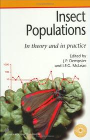 Cover of: Insect Populations - in Theory and in Practice