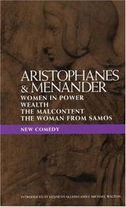 New comedy : Aristophanes & Menander