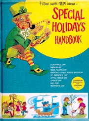 Cover of: Special holidays handbook by by Sandi Veranos ... [et al.] ; illustrated by Helen Endres.