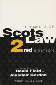 Elements of Scots law