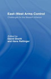 Cover of: East-West Arms Control: Challenges for the Western Alliance