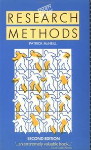 Research methods by Patrick McNeill
