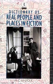 Cover of: Dictionary of real people and places in fiction