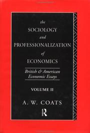 The sociology and professionalization of economics