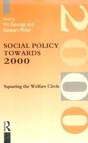 Social policy towards 2000 : squaring the welfare circle