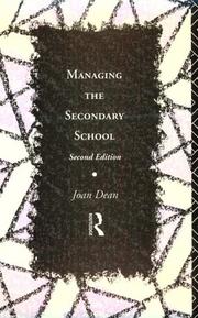 Managing the secondary school