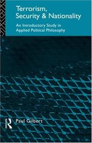 Terrorism, security and nationality : introductory study in applied political philosophy