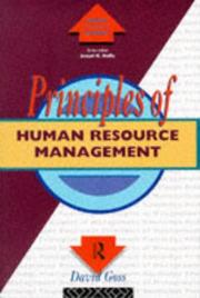 Principles of human resource management