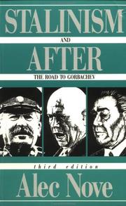 Stalinism and after : the road to Gorbachev