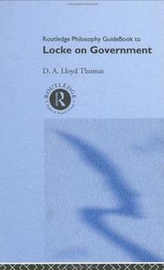 Routledge philosophy guidebook to Locke on government by David Lloyd Thomas