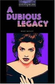 Cover of: A Dubious Legacy (Oxford Bookworms Library)
