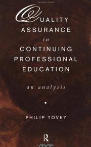 Quality assurance in continuing professional education : an analysis