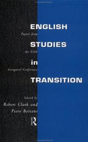 English studies in transition : papers from the ESSE Inaugural Conference