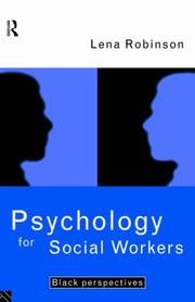 Cover of: Psychology for social workers: Black perspectives