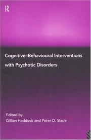 Cognitive-behavioural interventions with psychotic disorders