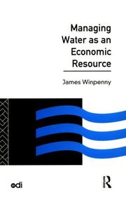 Managing water as an economic resource