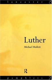 Cover of: Luther (Lancaster Pamphlets)