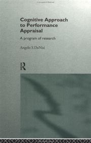 A cognitive approach to performance appraisal : a program of research