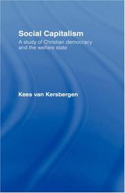 Social capitalism : a study of Christian democracy and the welfare state