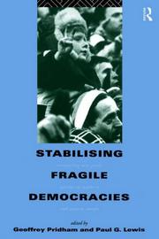 Stabilising fragile democracies : comparing new party systems in Southern and Eastern Europe