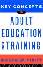 Cover of: Key concepts in adult education and training