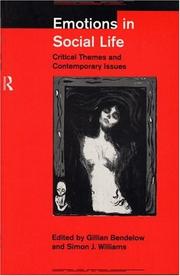 Cover of: Emotions in social life: critical themes and contemporary issues